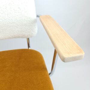Velvet/teddy design chair