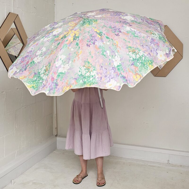 Vintage pastel parasol